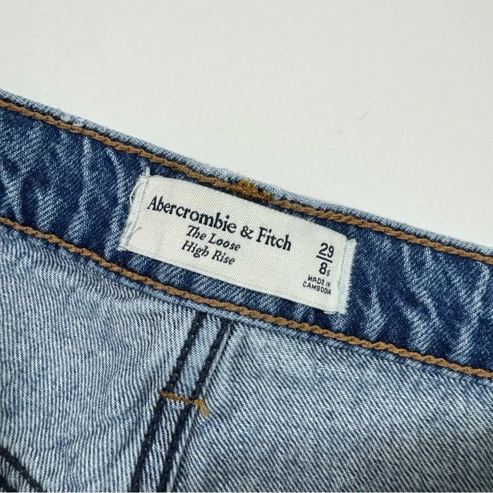 Abercrombie The Loose High Rise Jeans Size 29 8 Short